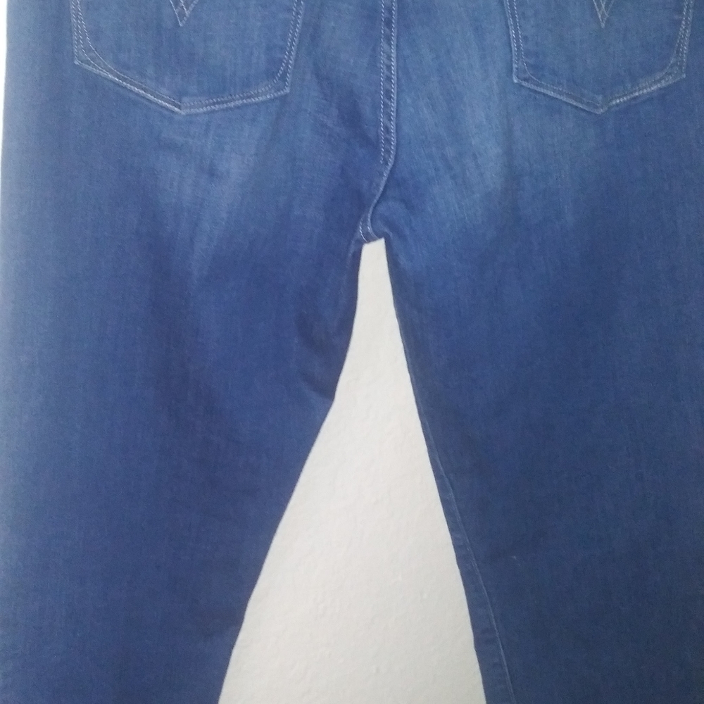 Levi's Mid rise skinny capri sz 16 w33 - Picture 6 of 13